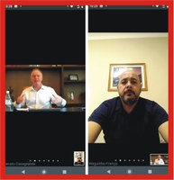 Presidente da Câmara de São José do Calçado, Waguinho França, participa de videoconferência com o governador Renato Casagrande 